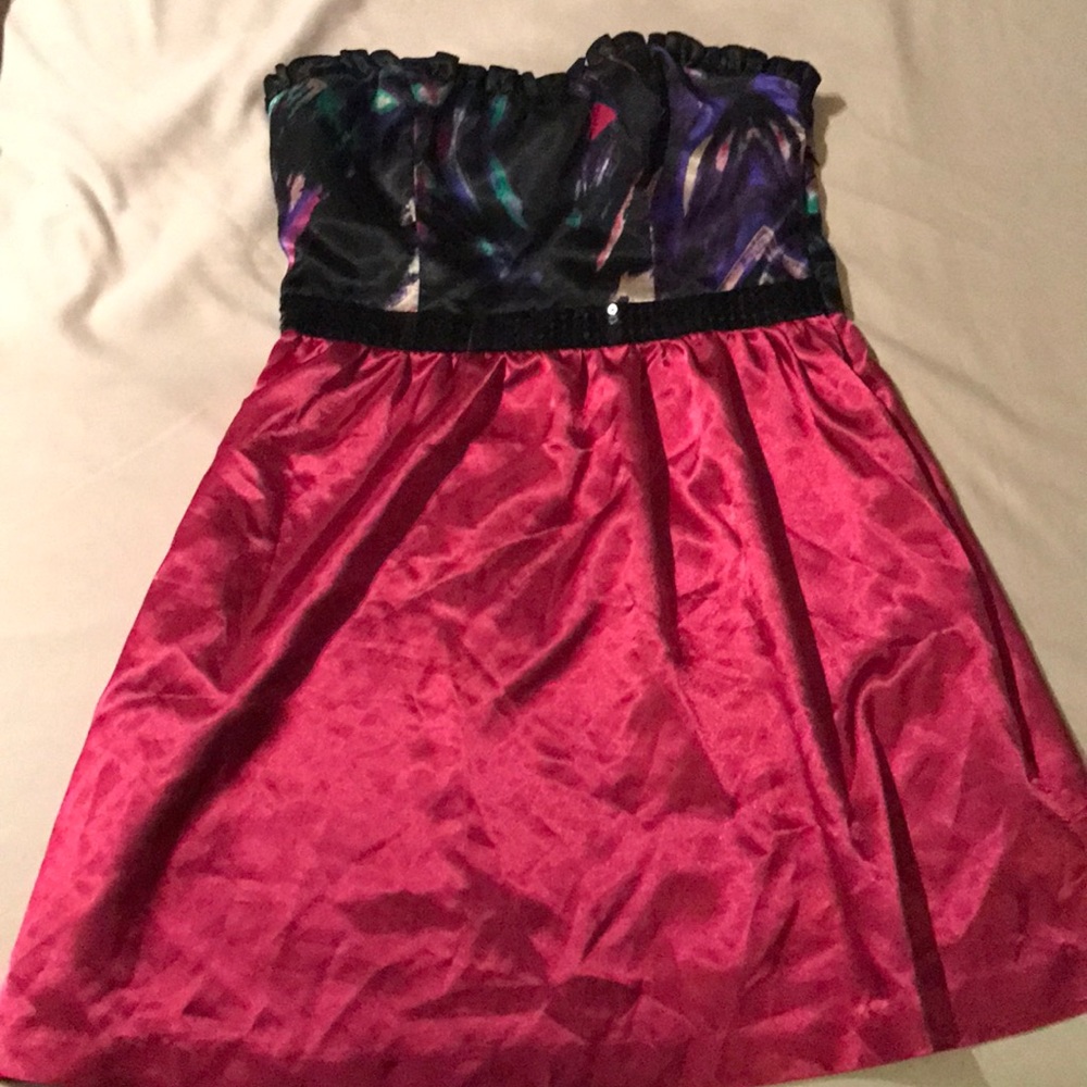 Pink tube top BeBe dress