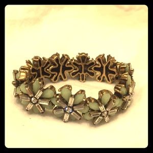 J.crew mint green bracelet. Worn once!