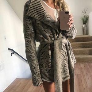 BCBG wool sweater cozy
