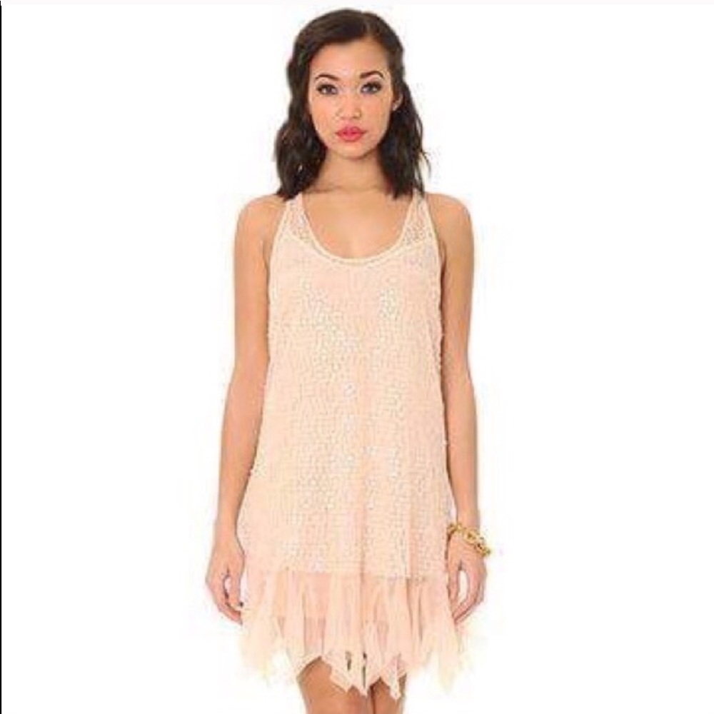 Baby pink free people dress