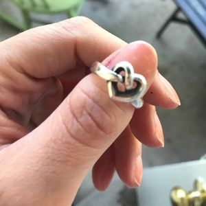 Heart knot ring James Avery