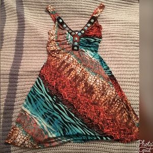 NWOT beautiful beaded top dress size XS