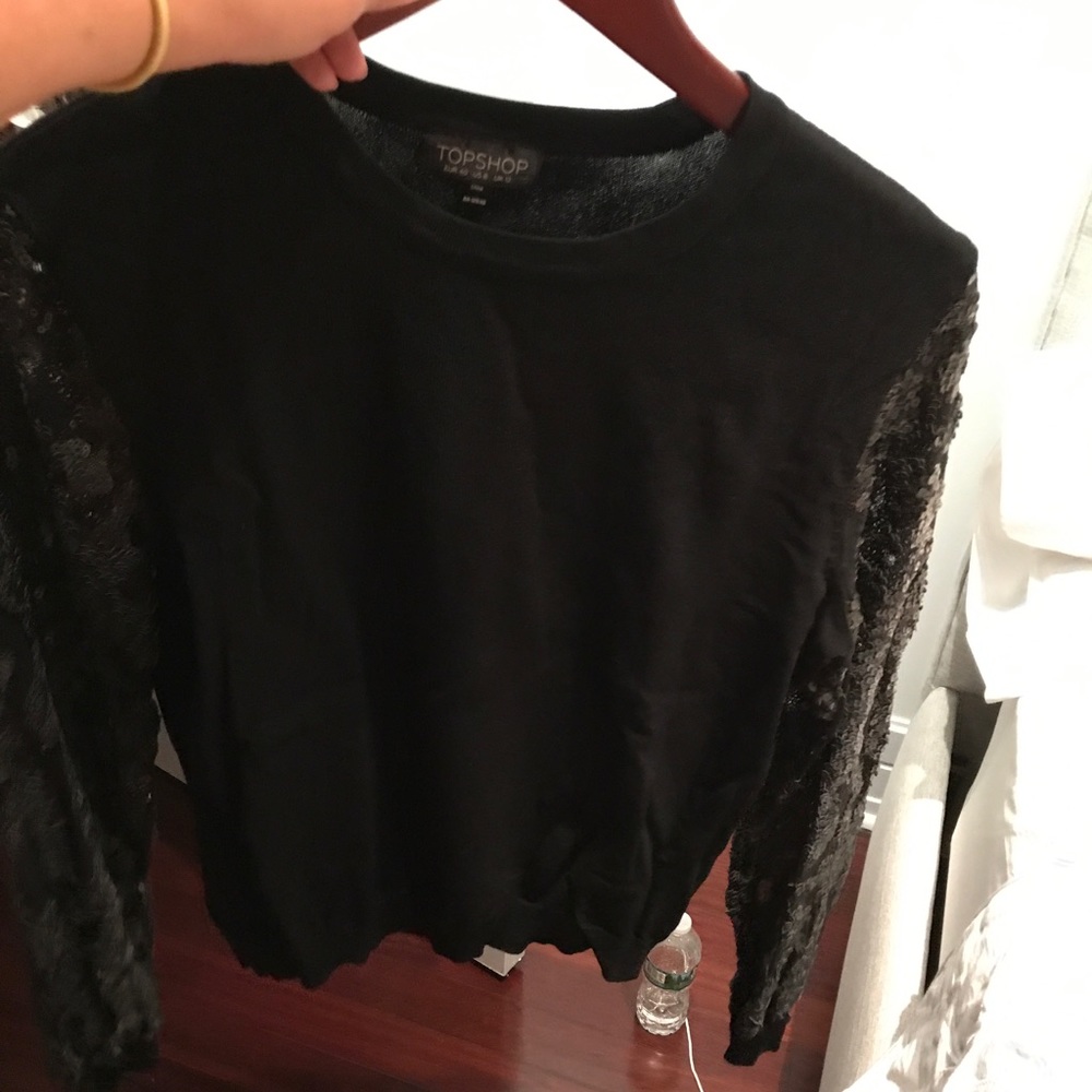 Top shop black sweater