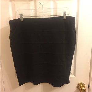 Plus Size Black Body-con Skirt Forever 21