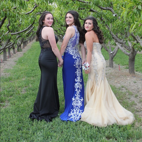 Gold Jovani Prom Dress - Picture 4 of 4