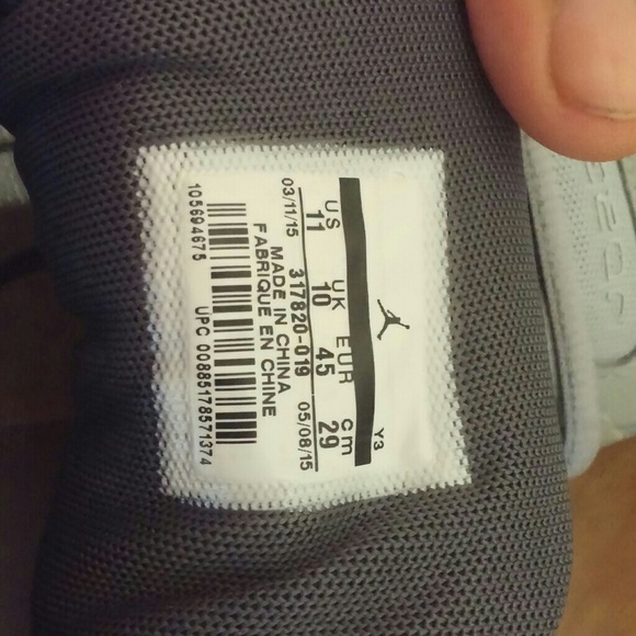 Gray Air Jordans - Picture 4 of 6