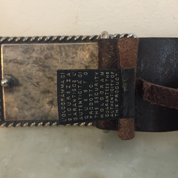 Roberto Cavalli Freedom Distressed Belt - Picture 4 of 10