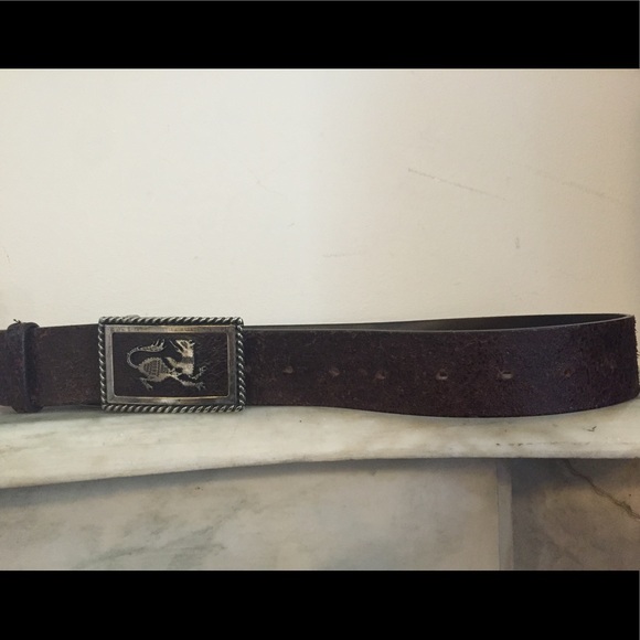 Roberto Cavalli Freedom Distressed Belt - Picture 6 of 10