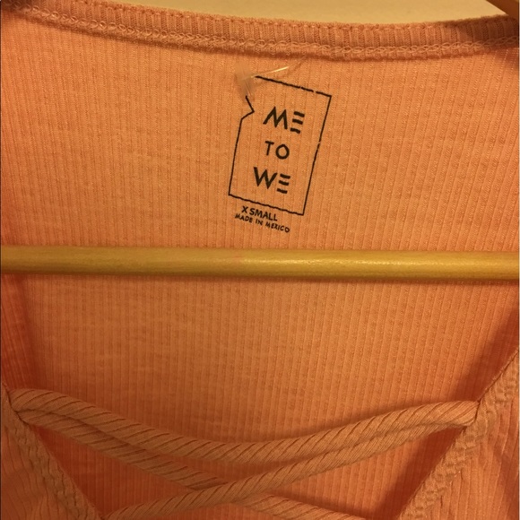 PACSUN dusty pink crop top - Picture 2 of 3