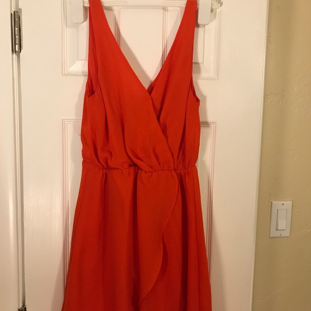 Red cocktail dress