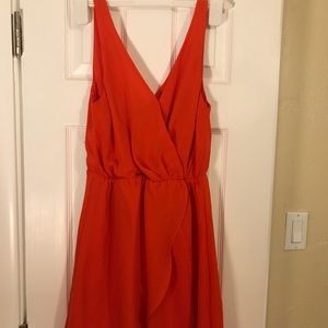 Red cocktail dress