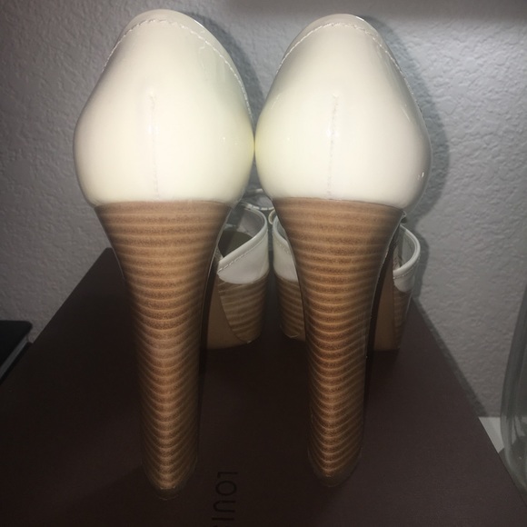 Louis Vuitton stacked heel shoes size 37.5 - Picture 3 of 7