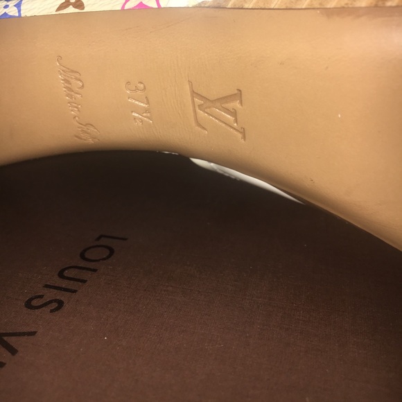 Louis Vuitton stacked heel shoes size 37.5 - Picture 7 of 7
