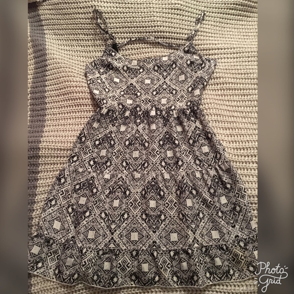 Worn once! GB Black and white dress.