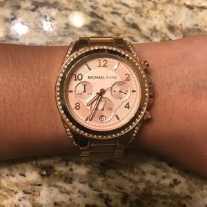 Authentic Michael Kors Ritz Rose Gold Watch