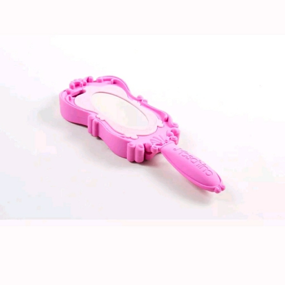 Moschino Pink Rubber Hand Mirror iPhone 5 Case 