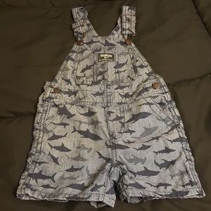 Boys Shark Overalls
