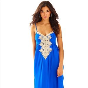 SOLD OUT Lilly Pulitzer Kelsea Silk Maxi Dress 00