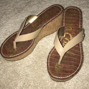 Sam Edelman Wedge Flip Flops