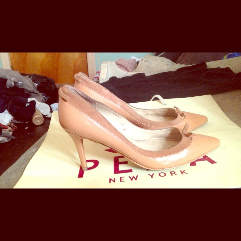 Ralph Lauren's leather heel