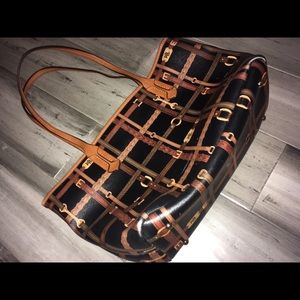 Equestrian Print Lauren by Ralph Lauren Tote