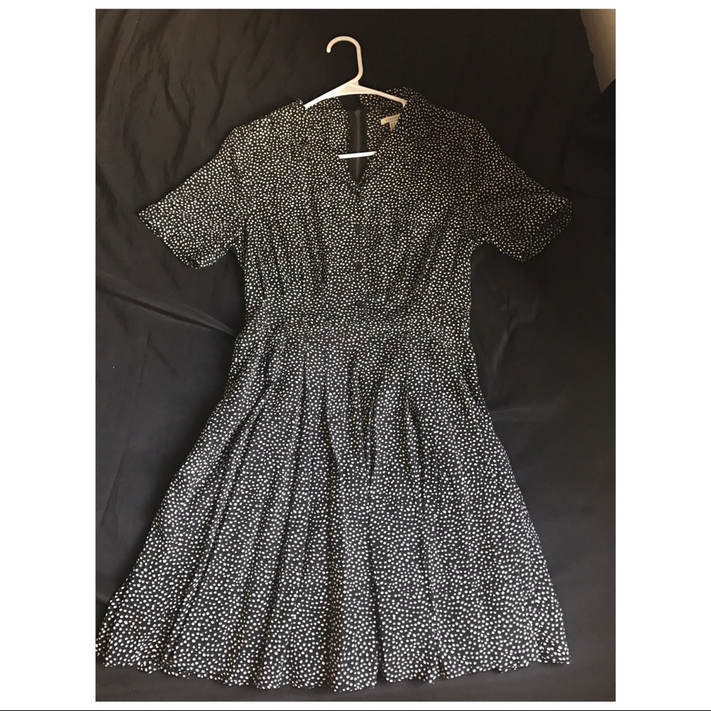 Cute black & cream polka dot dress!