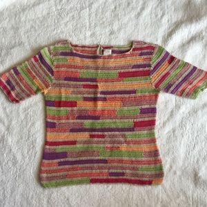 Flash Sale! J. Jill Hand Crocheted Sweater Blouse