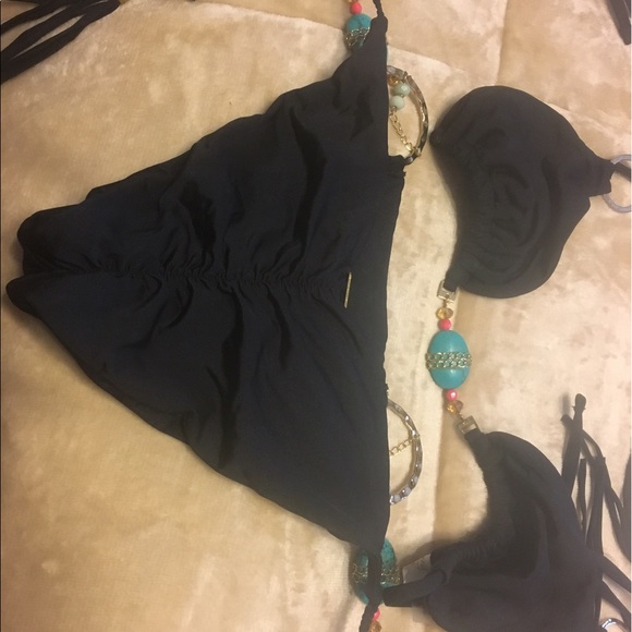 Beach bunny one way ticket black bikini swimsuit👙 - Picture 4 of 4