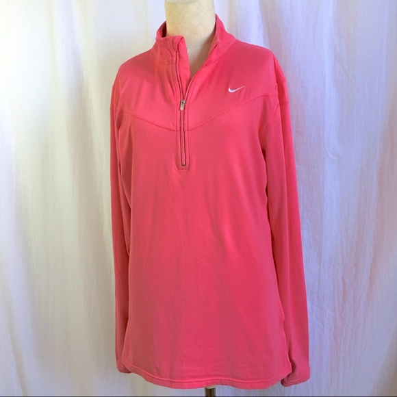 Sold!!!- Nike Women's Pink 1/4 Zip Running Active - Picture 2 of 5