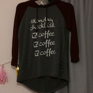 Coffe checklist hoodie