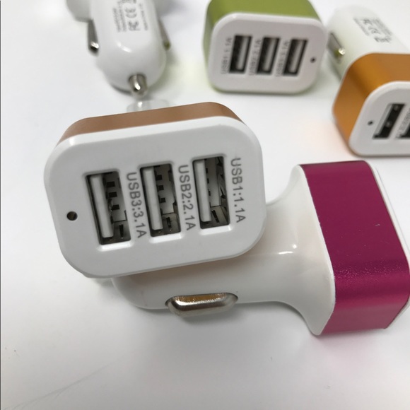 3 port rapid safe car charger cigarette protection - Picture 1 of 7