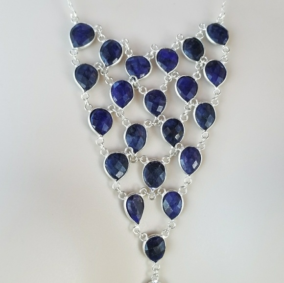 SOLD ! Sapphire necklace - Picture 7 of 7