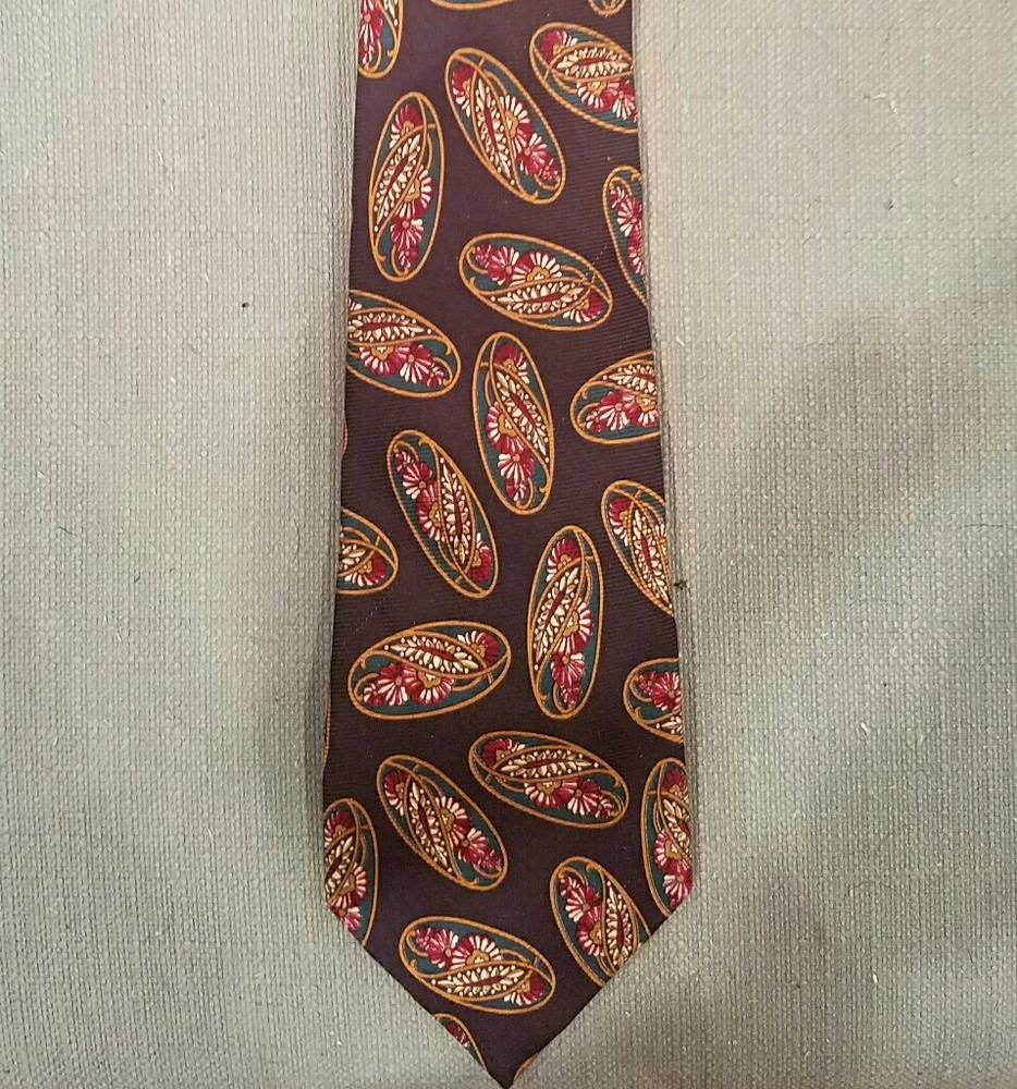 Vintage Coach Paisley Silk Necktie
