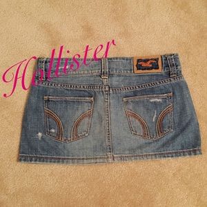 Hollister denim skirt