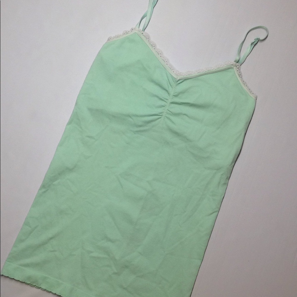 Victoria's Secret Small Camisole Built In Bra Mint