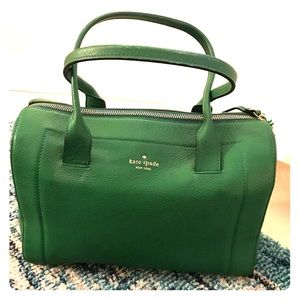 Medium Kate Spade Green Cobble Hill, Ellen purse