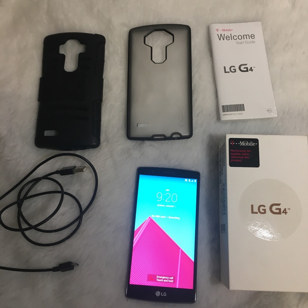 New LG G4 phone smart phone, factory settings.