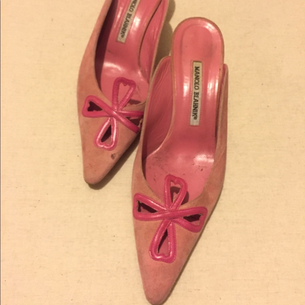 ✨Vintage MANOLO BLAHNIK mules previously loved S39