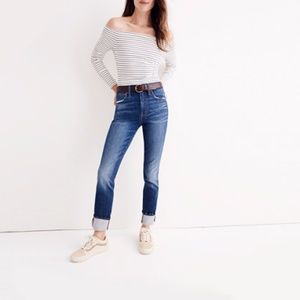 Madewell High-Rise Slim Boyjean NWOT