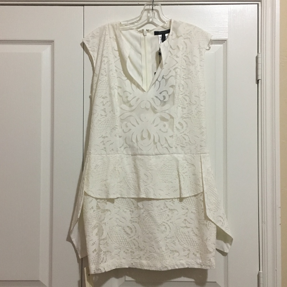 NWT BCBG peplum dress