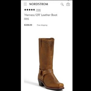 Frye Harness 12R' authentic leather boots size 6.5