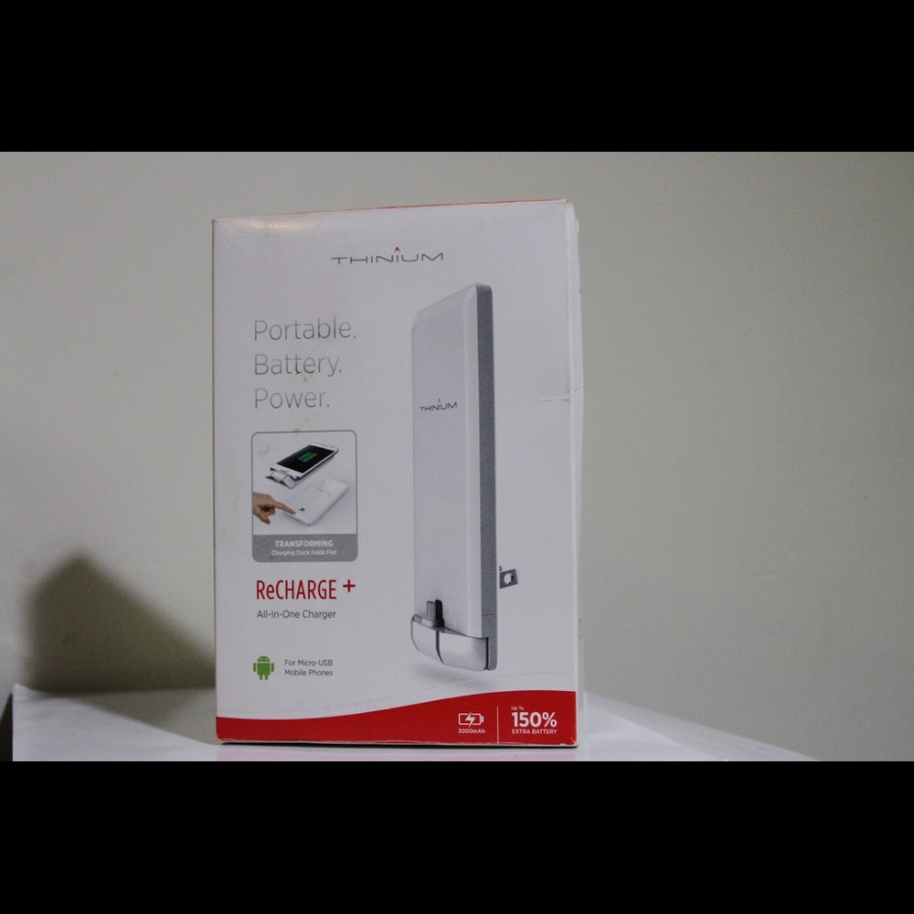 Thinium Portable Charger Mirco Usb 3000MAH
