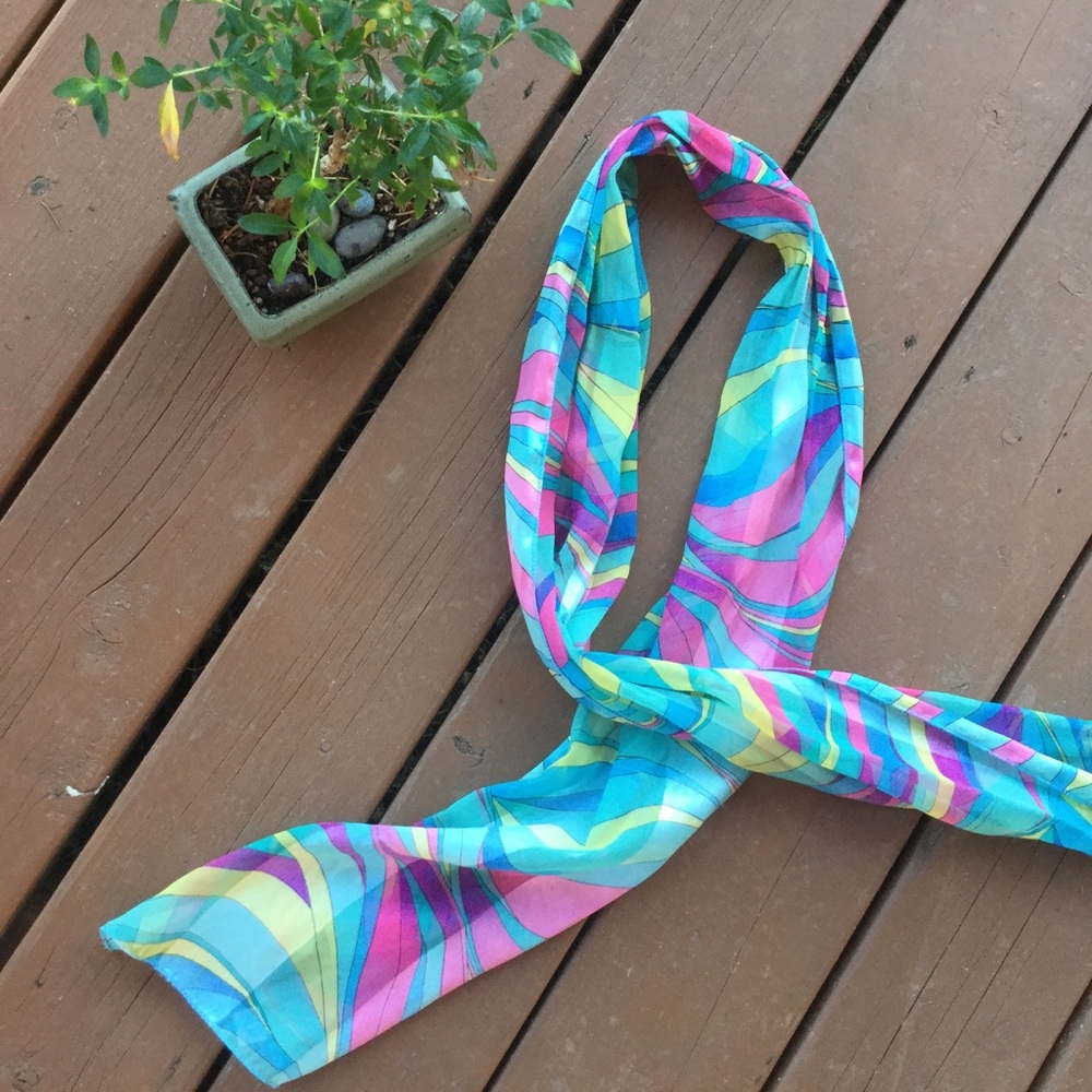 Colorful Vintage Scarf