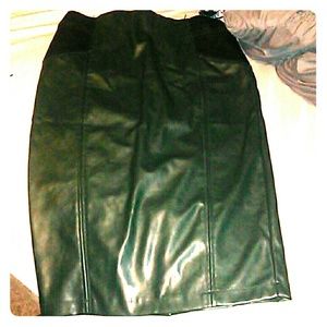 Olive green skirt