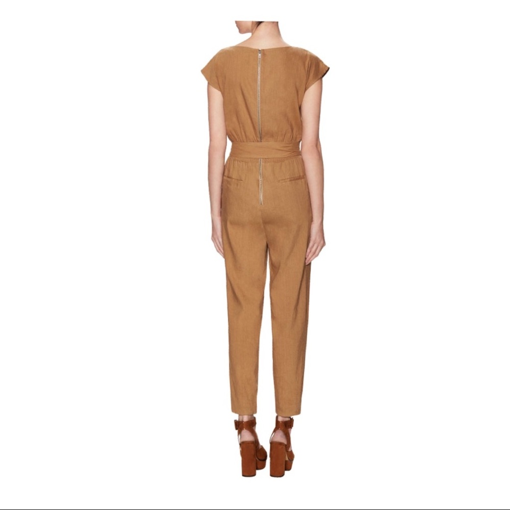Sold NWT Alice & Olivia Linen Jumpsuit - Picture 2 of 8