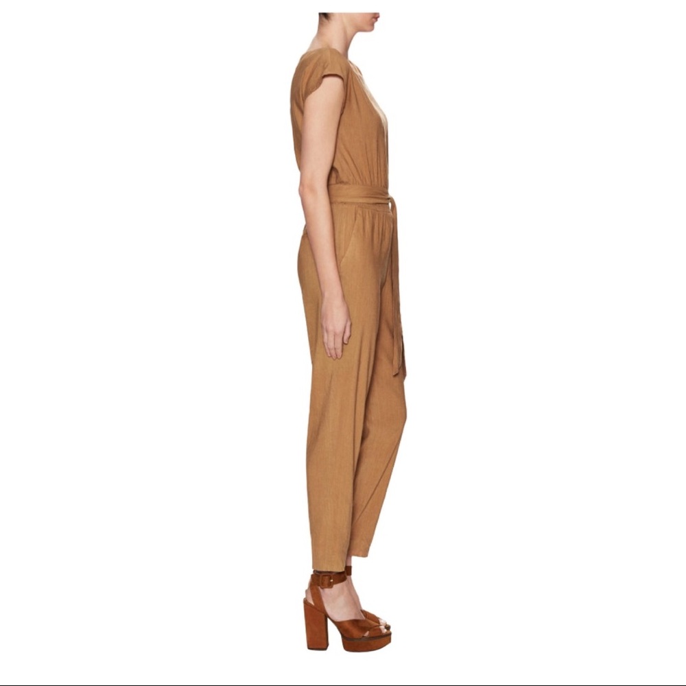 Sold NWT Alice & Olivia Linen Jumpsuit - Picture 3 of 8