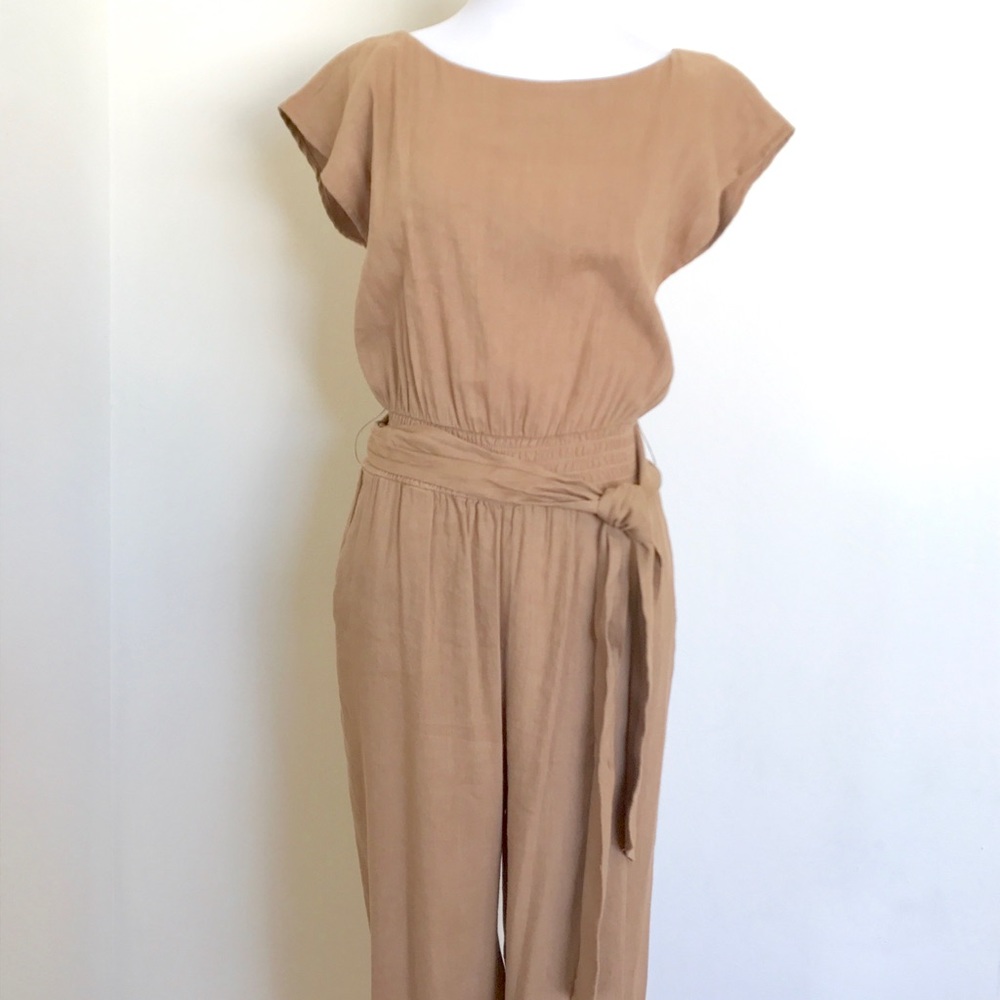 Sold NWT Alice & Olivia Linen Jumpsuit - Picture 6 of 8