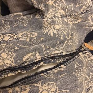 Boys denim floral jacket