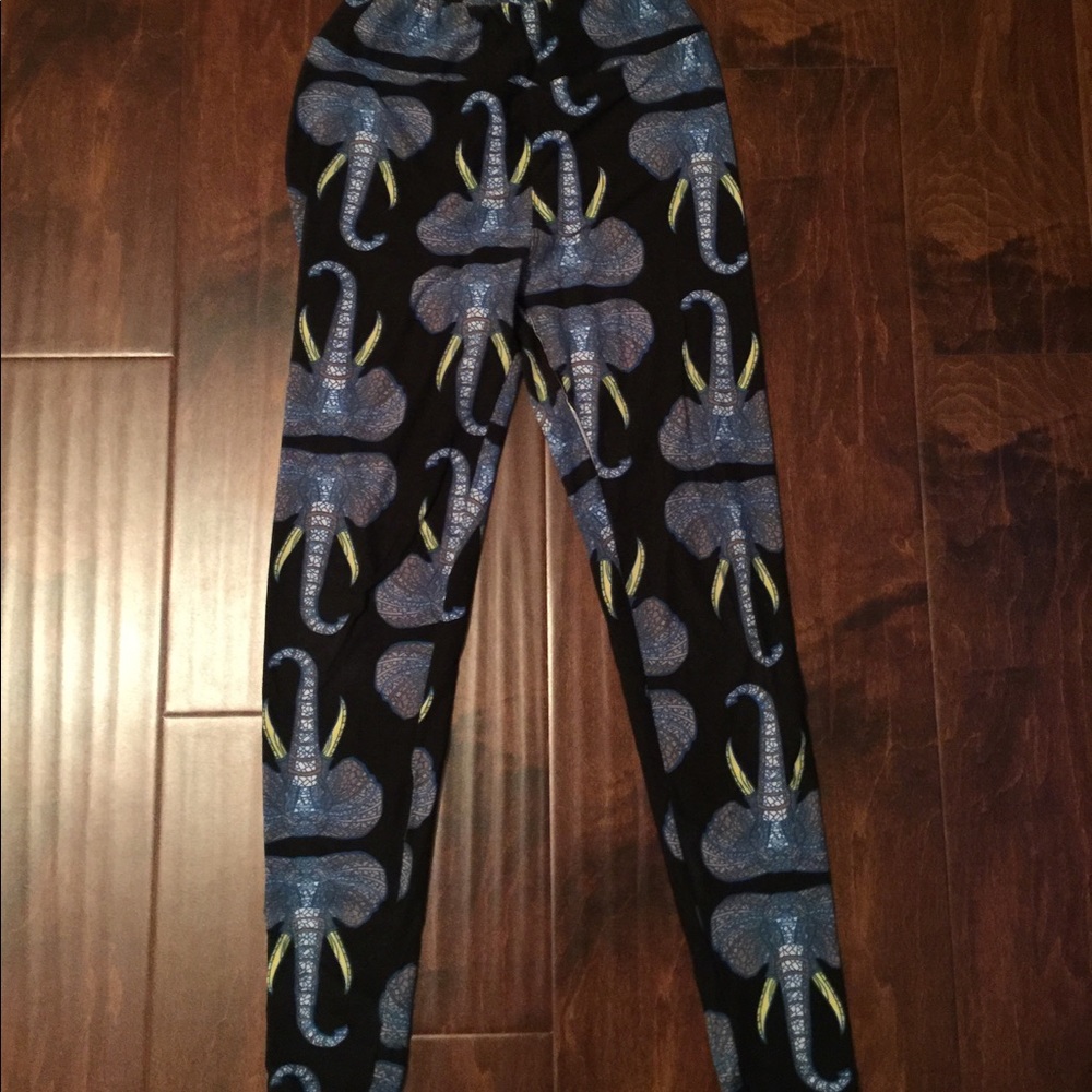 Pre-Owned Lularoe Elephant Women's Leggings