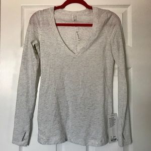 NWT size 4 Grey Lululemon athletica shirt top
